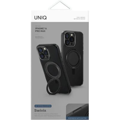 Uniq Coque De Téléphone Swivix Iphone 16 Pro Max 360 Black One Size unisex - Publicité Uniq Coque De Téléphone Swivix Iphone 16 Pro Max 360 Black One Size unisex - Publicité