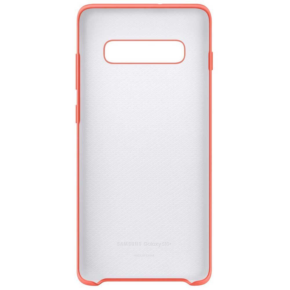 Samsung Galaxy S10+ Silicone Case Cover Orange Orange One Size unisex