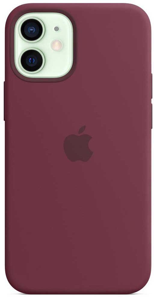 Apple Iphone 12 Mini Silicone Case With Magsafe Violet Violet One Size unisex