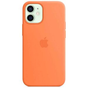 Apple Iphone 12 Mini Silicone Case With Magsafe Orange Orange