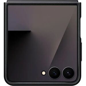 Samsung Coque Pour Galaxy Z Flip 7 Cuir Black One Size unisex