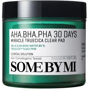 Some By Mi Cotons Démaquillants Aha Bha Pha 30 Days Miracle Truecica Clear Pad 70 Pads White / Green One Size female - Publicité Some By Mi Cotons Démaquillants Aha Bha Pha 30 Days Miracle Truecica Clear Pad 70 Pads White / Green One Size female - Publicité