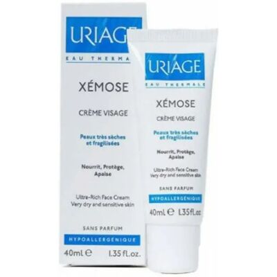 Crème Visage Xémose d'Uriage - Nourrissante, Apaisante, Peau Sensible - Publicité Crème Visage Xémose d'Uriage - Nourrissante, Apaisante, Peau Sensible - Publicité