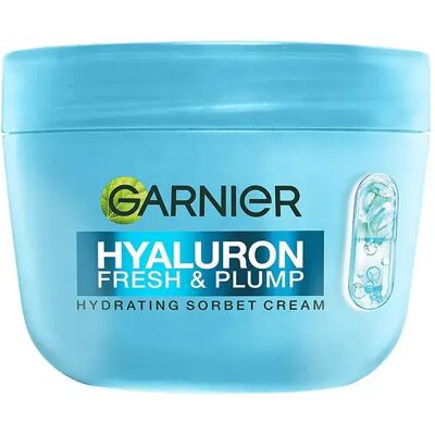 Garnier Crème Pour Le Visage Hyaluron Fresh & Plump Hydrating Sorbet 85 Ml White / Blue One Size - Publicité Garnier Crème Pour Le Visage Hyaluron Fresh & Plump Hydrating Sorbet 85 Ml White / Blue One Size - Publicité