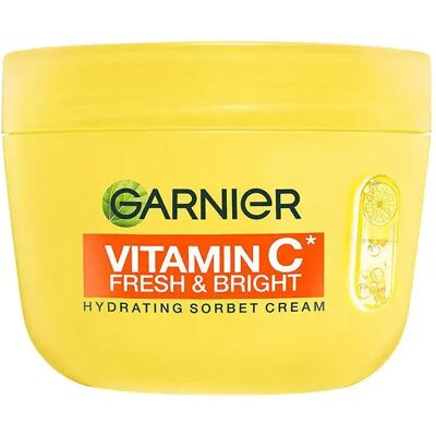 Garnier Crème Pour Le Visage Vitamin C Fresh & Bright Hydrating Sorbet 85 Ml White / Orange One Size - Publicité Garnier Crème Pour Le Visage Vitamin C Fresh & Bright Hydrating Sorbet 85 Ml White / Orange One Size - Publicité