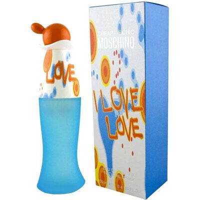 Moschino Eau De Toilette Cheap Chic I Love Love 100ml Blue One Size female - Publicité Moschino Eau De Toilette Cheap Chic I Love Love 100ml Blue One Size female - Publicité
