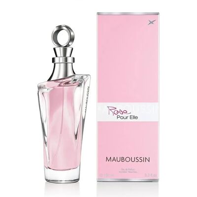 Mauboussin Rose Pour Elle Eau De Parfum Spray - 100ml - Publicité Mauboussin Rose Pour Elle Eau De Parfum Spray - 100ml - Publicité