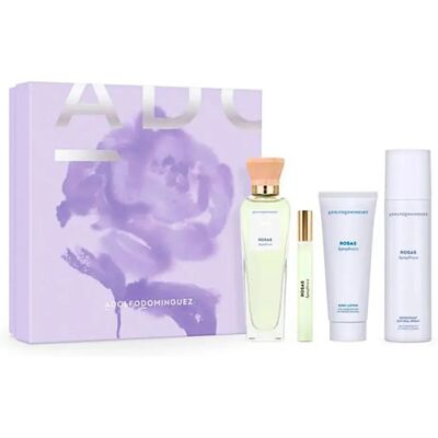 Adolfo Dominguez Eau De Toilette Agua Fresca Rosas Lujo Vapo Gift Set 225ml One Size female - Publicité Adolfo Dominguez Eau De Toilette Agua Fresca Rosas Lujo Vapo Gift Set 225ml One Size female - Publicité