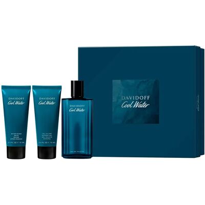Ensemble Cool Water Davidoff - Eau de Toilette, Gel, Baume - Publicité Ensemble Cool Water Davidoff - Eau de Toilette, Gel, Baume - Publicité