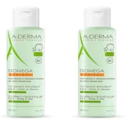 A-Derma Exomega Control Gel Emollient - Soin de la Peau Sèche et Sensible - Publicité A-Derma Exomega Control Gel Emollient - Soin de la Peau Sèche et Sensible - Publicité