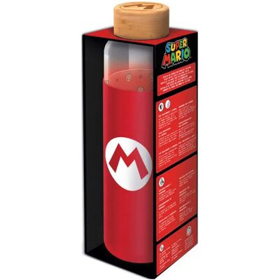 Stor Bouteille Nintendo Super Mario Bros Silicone Cover 585ml Red One Size - Publicité Stor Bouteille Nintendo Super Mario Bros Silicone Cover 585ml Red One Size - Publicité