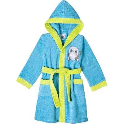 Interbaby Peignoir Turquoise 10-12 Années Garçon - Publicité Interbaby Peignoir Turquoise 10-12 Années Garçon - Publicité