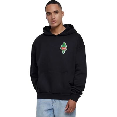 Mister Tee Sweat à Capuche Santa Monica Heavy Oversize Black S - Publicité Mister Tee Sweat à Capuche Santa Monica Heavy Oversize Black S - Publicité