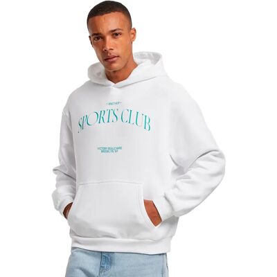 Mister Tee Sweat à Capuche Another Sports Club Fluffy White XL - Publicité Mister Tee Sweat à Capuche Another Sports Club Fluffy White XL - Publicité