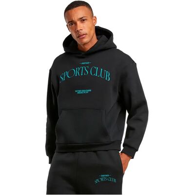 Mister Tee Sweat à Capuche Another Sports Club Fluffy Black 2XL - Publicité Mister Tee Sweat à Capuche Another Sports Club Fluffy Black 2XL - Publicité