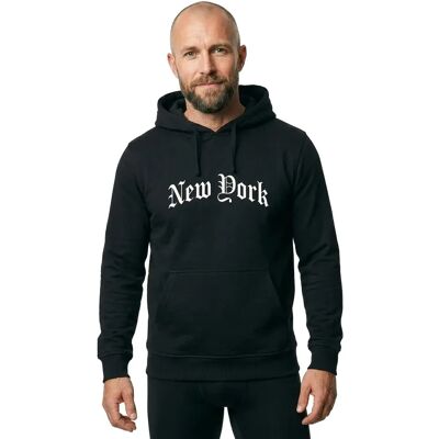 Mister Tee Sweat à Capuche New York Wording Black L - Publicité Mister Tee Sweat à Capuche New York Wording Black L - Publicité