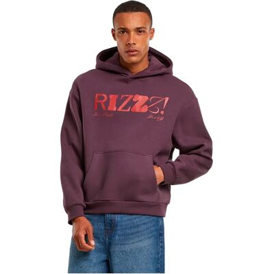 Mister Tee Sweat à Capuche Rizzz Fluffy Plum Purple 2XL - Publicité Mister Tee Sweat à Capuche Rizzz Fluffy Plum Purple 2XL - Publicité