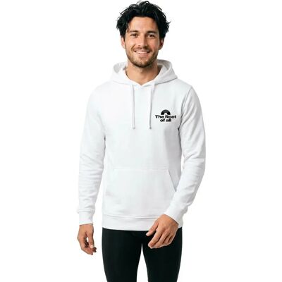 Mister Tee Sweat à Capuche Root Of All White 4XL - Publicité Mister Tee Sweat à Capuche Root Of All White 4XL - Publicité