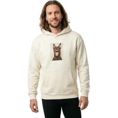 Mister Tee Sweat à Capuche Fearless Dawg White Sand 2XL - Publicité Mister Tee Sweat à Capuche Fearless Dawg White Sand 2XL - Publicité