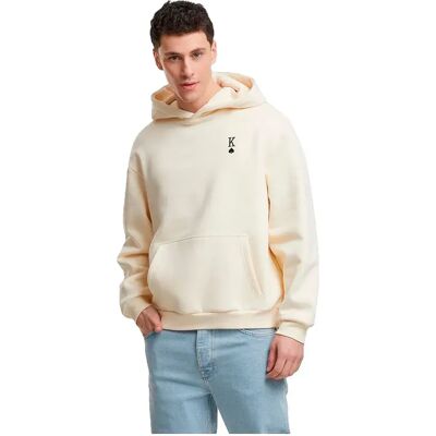 Mister Tee Sweat à Capuche King Card White Sand XS - Publicité Mister Tee Sweat à Capuche King Card White Sand XS - Publicité
