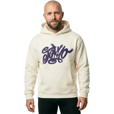 Mister Tee Sweat à Capuche Tokyo Tagged Graffiti White Sand S - Publicité Mister Tee Sweat à Capuche Tokyo Tagged Graffiti White Sand S - Publicité