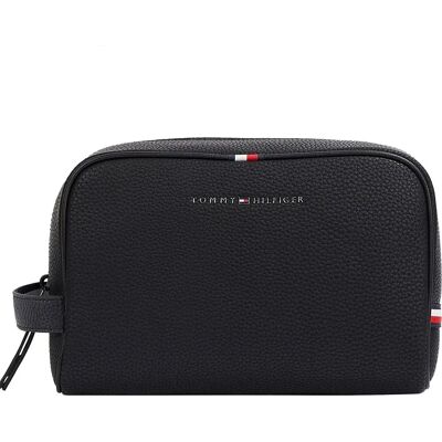 Tommy Hilfiger Trousse De Toilette Essential Pu Wash Black One Size - Publicité Tommy Hilfiger Trousse De Toilette Essential Pu Wash Black One Size - Publicité