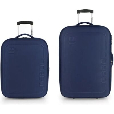 Gabol Valise à Roulettes Orbit Soft Spinner Expandable 4.59-53/66.6-76.9l 2 Unités Blue One Size - Publicité Gabol Valise à Roulettes Orbit Soft Spinner Expandable 4.59-53/66.6-76.9l 2 Unités Blue One Size - Publicité