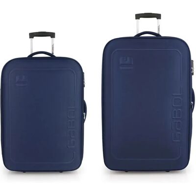 Gabol Valise à Roulettes Orbit Soft Spinner Expandable 66.6-76.9/89.5-105.5l 2 Unités Blue One Size - Publicité Gabol Valise à Roulettes Orbit Soft Spinner Expandable 66.6-76.9/89.5-105.5l 2 Unités Blue One Size - Publicité