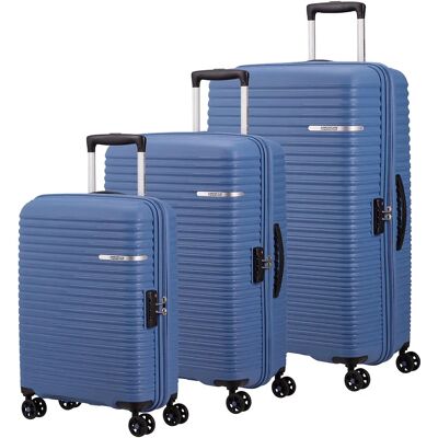 American Tourister Valise à Roulettes Liftoff Spinner Tsa 33.5/70/95.5l 3 Unités Coronet Blue One Size unisex - Publicité American Tourister Valise à Roulettes Liftoff Spinner Tsa 33.5/70/95.5l 3 Unités Coronet Blue One Size unisex - Publicité
