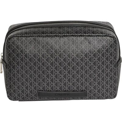 Calvin Klein Trousse De Toilette Coated Black One Size unisex - Publicité Calvin Klein Trousse De Toilette Coated Black One Size unisex - Publicité