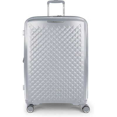 Gabol Valise à Roulettes Queens Spinner Tsa Expandable 109.6/120.2l Silver One Size - Publicité Gabol Valise à Roulettes Queens Spinner Tsa Expandable 109.6/120.2l Silver One Size - Publicité