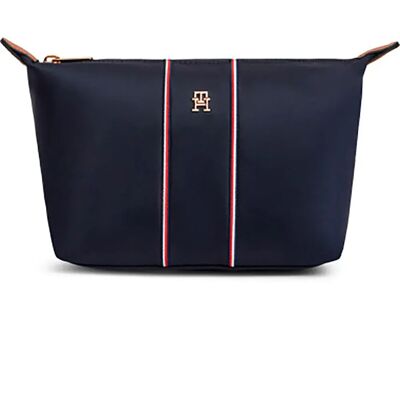 Tommy Hilfiger Trousse De Toilette Aw0aw17952 Space Blue Corp One Size - Publicité Tommy Hilfiger Trousse De Toilette Aw0aw17952 Space Blue Corp One Size - Publicité