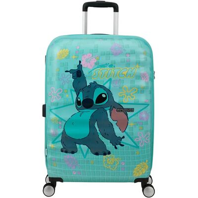 American Tourister Valise à Roulettes Wavebreaker Disney-64l Stitch Flower One Size unisex - Publicité American Tourister Valise à Roulettes Wavebreaker Disney-64l Stitch Flower One Size unisex - Publicité