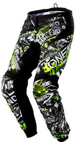 O'Neal Youth Element Attack pant enfant pour Moto Noir Jaune O'NEAL - 28