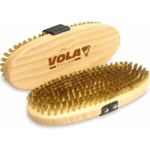 Vola Brosse Ovale Racing Bronze - Marron - taille Unique 2024 Marron / Blanc Unique Mixte - Publicité