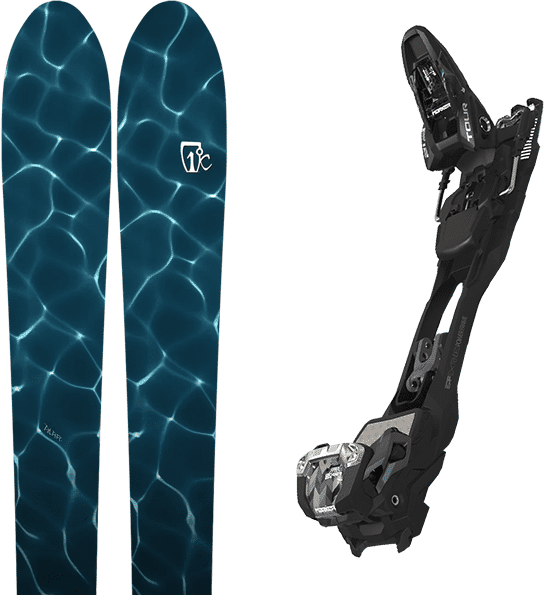 Pack ski freerando Icelantic Shaman 2.0 110 24 + Fixations Homme Bleu / Noir taille 176 2024 Vert / Noir 180 Homme