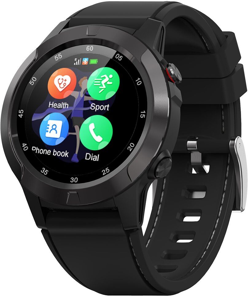 MAKIBES M4C Smart Watch GPS Bluetooth Heart Rate Monitor Black