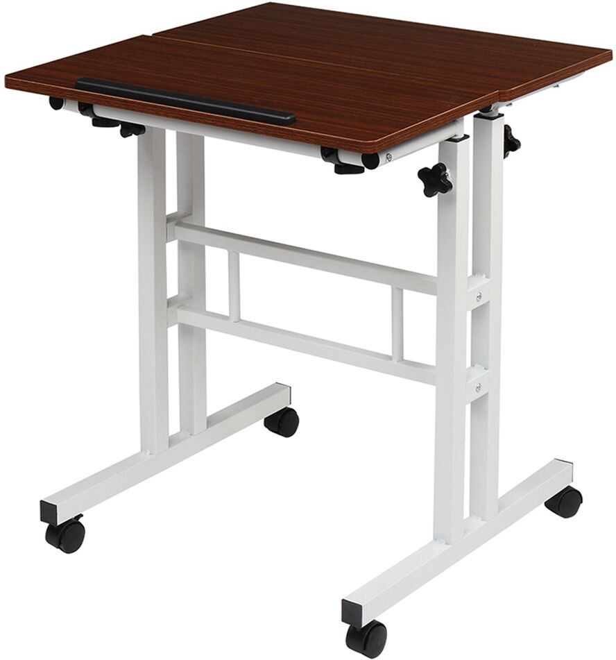 60 x 54 x 70cm Standing Lift Computer Desk White