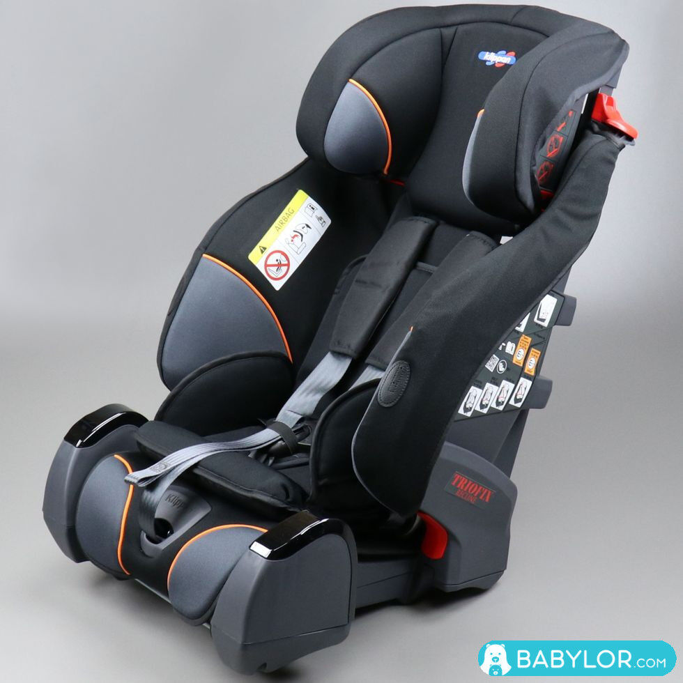 Klippan Triofix Recline black orange (noir et orange) Klippan Triofix Recline black orange (noir et orange)