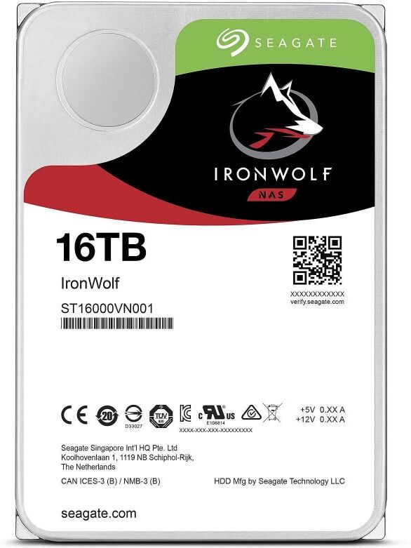 Western Digital Seagate IronWolf 16 To Western Digital Seagate IronWolf 16 To