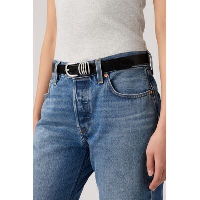 Levi's Ceinture Anneaux Lyla - Femme - Noir / Caviar - 110 - Publicité Levi's Ceinture Anneaux Lyla - Femme - Noir / Caviar - 110 - Publicité