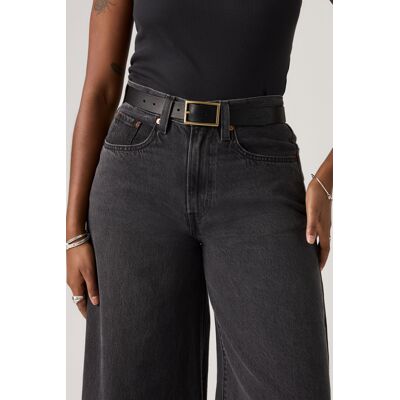 Levi's Ceinture Boucle Rectangulaire - Femme - Noir / Caviar - 85 - Publicité Levi's Ceinture Boucle Rectangulaire - Femme - Noir / Caviar - 85 - Publicité