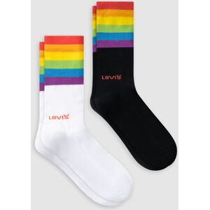 Levi's Regular Cut Pride Socks 2 Pack - Homme - Multicolore / Mixed Colour - 35 - Publicité Levi's Regular Cut Pride Socks 2 Pack - Homme - Multicolore / Mixed Colour - 35 - Publicité