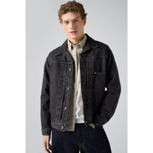 Levi's Veste Trucker Type I - Homme - Noir / Black Stonewash - M - Publicité Levi's Veste Trucker Type I - Homme - Noir / Black Stonewash - M - Publicité