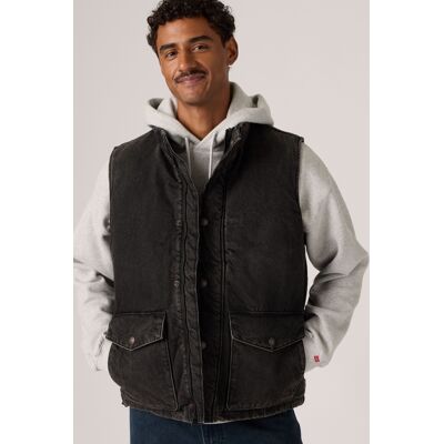 Levi's Bexley Puffer Vest - Homme - Noir / Late Night Adventures - M - Publicité Levi's Bexley Puffer Vest - Homme - Noir / Late Night Adventures - M - Publicité