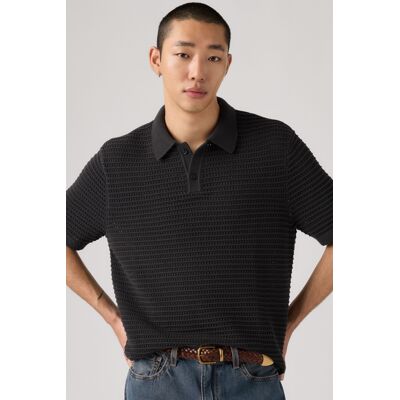 Levi's Pull Polo Laguna - Homme - Noir / Dark Phantom - L - Publicité Levi's Pull Polo Laguna - Homme - Noir / Dark Phantom - L - Publicité