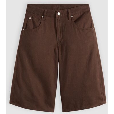 Levi's Short Long Super Baggy Lin - Femme - Marron / Hot Fudge - 26 - Publicité Levi's Short Long Super Baggy Lin - Femme - Marron / Hot Fudge - 26 - Publicité