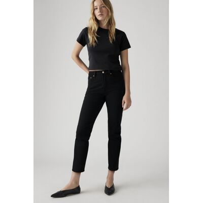 Levi's Jean Coupe Courte 501 - Femme - Noir / Black Sprout - 29X28 - Publicité Levi's Jean Coupe Courte 501 - Femme - Noir / Black Sprout - 29X28 - Publicité