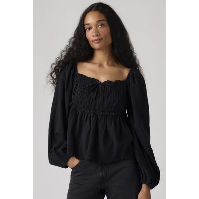 Levi's Blouse Manche Longue Boho Ottie - Femme - Noir / Anthracite Night - XS - Publicité Levi's Blouse Manche Longue Boho Ottie - Femme - Noir / Anthracite Night - XS - Publicité