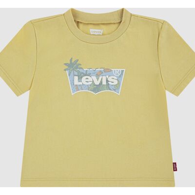 Levi's Baby High Tide Batwing Tee - Homme - Jaune / Raffia - 12M - Publicité Levi's Baby High Tide Batwing Tee - Homme - Jaune / Raffia - 12M - Publicité